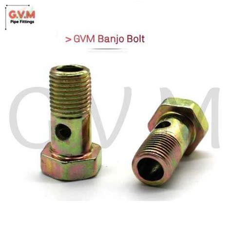 Transparent Corrosion Resistant High Strength Mild Steel Banjo Bolt At