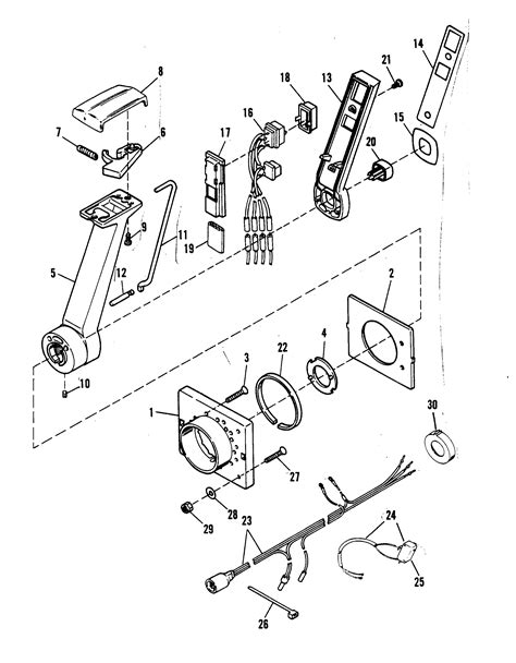 Mercury Outboard Throttle Cable Diagram Mercury Outboard Thr