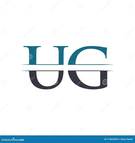 Initial Letter UG Logo Design Vector Template UG Letter Logo Design