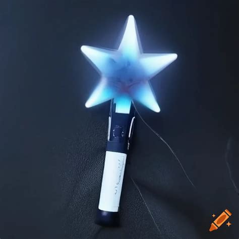 Kpop lightstick with star design on Craiyon