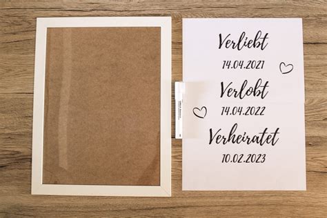 Verliebt Verlobt Verheiratet Diy Hochzeit