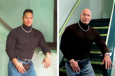 November Pipe Hitter — The Rock Recreated That Turtleneck-Fanny Pack...