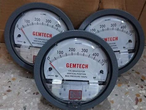 Inch Mm Gemtech Magnehelic Differential Pressure Gauges Mm