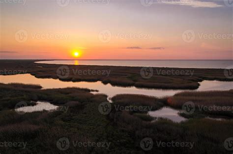 Marshland in sunset landscape photo 14552642 Stock Photo at Vecteezy