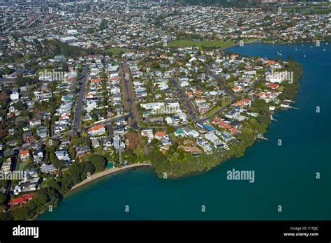 Herne Bay Auckland North Island New Zealand Aerial Stock Photo Alamy