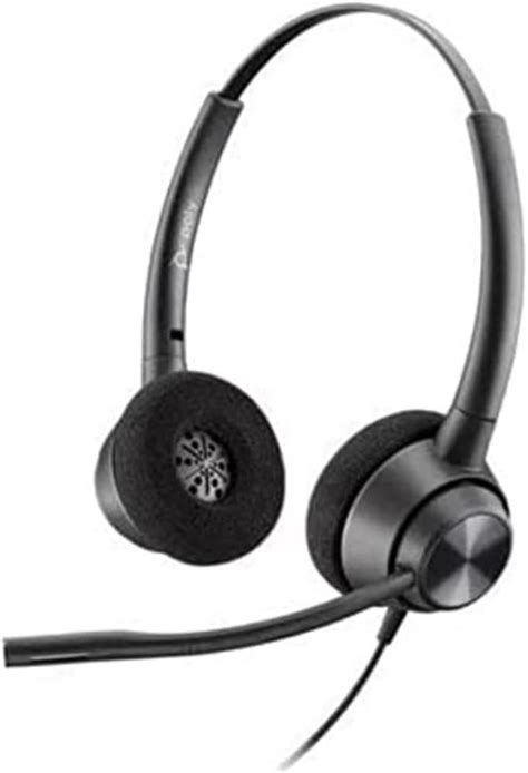 Plantronics Poly Encorepro 320 Stereo Headset Qd Black