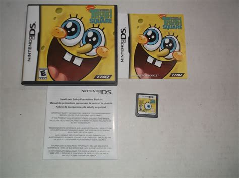 Spongebobs Truth Or Square Nintendo Ds 2009 Complete W Manual