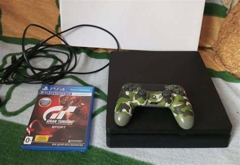 Sony ps4 slim 1tb. Отличное состояние. Без ремонтов и вскрытий, пломбы ...