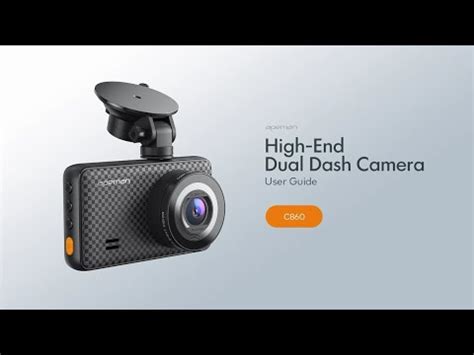 Apeman Dash Camera C860 Operation Video YouTube