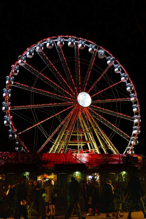 Ferris Wheel during Night Time · Free Stock Photo