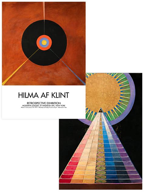 Hilma Af Klint Altarpiece Poster Seti Duo Nordika Gallery