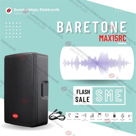 Jual SPEAKER BARETONE MAX 15 RC 15INCH AKTIF MONITOR Harga 1 Speaker