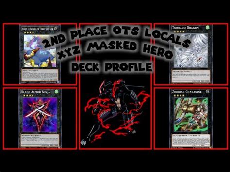 Yu Gi Oh OTS Locals 2nd Place XYZ Masked Hero Deck Profile Bagooska