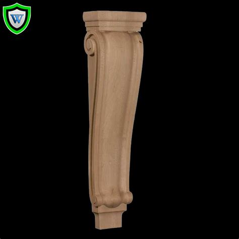 22" (H) | Wood Corbel, Traditional Corbel Design