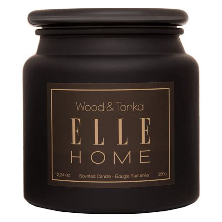 Buy ELLE Home Wood Tonka Bougie Parfumée News Parfums