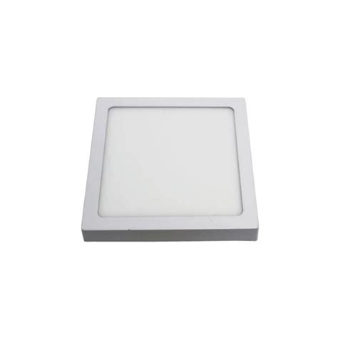 Plafon Led Sobrepor Aluminio Branco W Quadrado P Yamamura