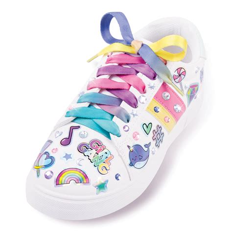 Zestaw Kreatywny Ozdoby Na Buty Sticker Chic Rainbow Zabawka Make It