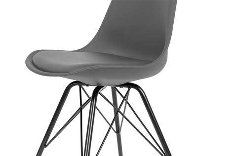 Axel Chair Black Grey Dining Chairs By Hipvan Hipvan