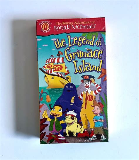 The Legend Of Grimace Island The Wacky Adventures Of Ronald Etsy