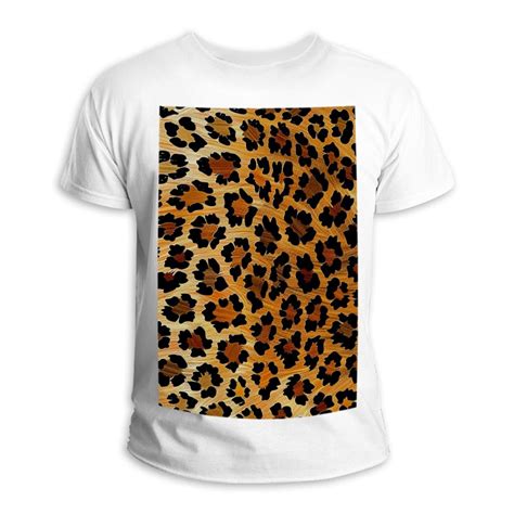 T Shirts For Women Men S Novelty T Shirts Brown Leopard Print Vintage