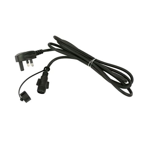 2m Black Starter Cable For E27 And B22 Festoon Belts