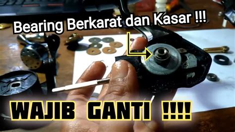 Cara Memperbaiki Reel Pancing Macet Rusak Servis Reel Fugu Hiroshi