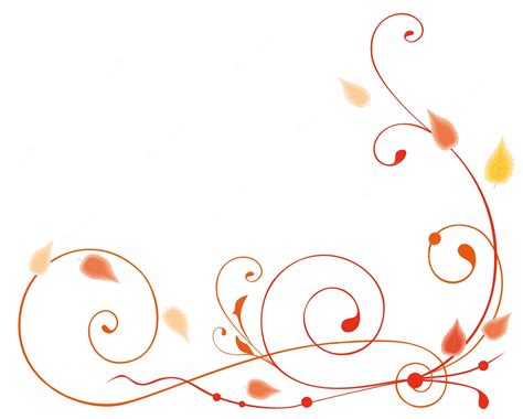 Premium Vector Decorative Vector Corner From Swirls And Leaves