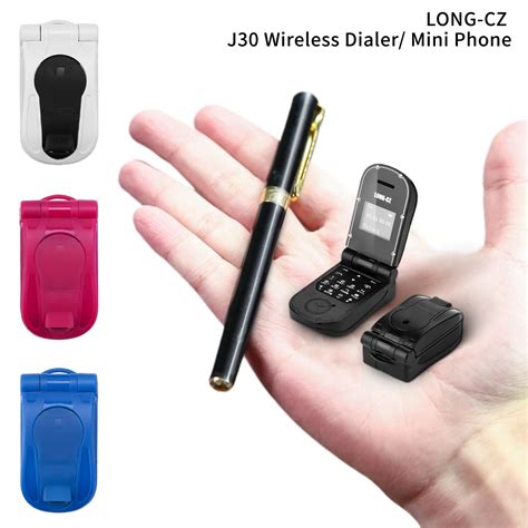 UNIWA J30 мини флип-телефон, Беспроводная Bluetooth-гарнитура, FM-радио ...