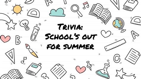 Back to School Trivia Game Fun, Challenging, Creative Trivia 6 Rounds of Trivia - Etsy