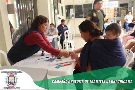 Campa A Gratuita De Tr Mites De Dni En Chicama Campa As