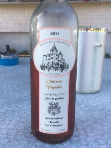 2018 Schlosskellerei Kessler Château Vignoble Oeil de Perdrix Rosé de