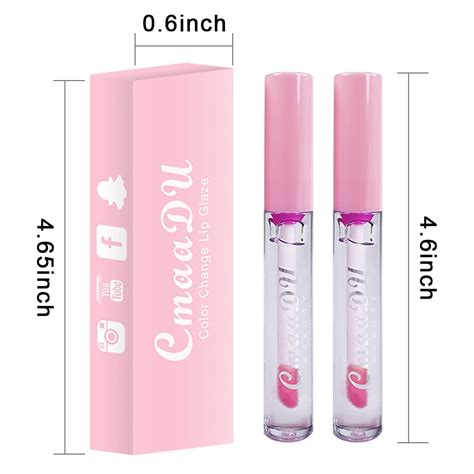 Bingbrush Labial Que Cambia De Color Alto Brillo M Gico Larga