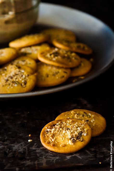 Chickpea Crackers Topped With Dukkah Delicious Everyday