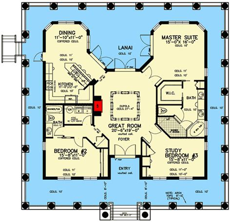 Florida Cracker House Plan - 24096BG | Architectural Designs - House Plans