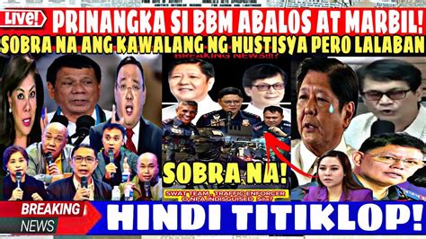 Prinangka Na Si Bbm Abalos At Marbil Hindi Titiklop Youtube