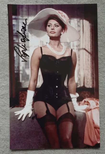 Sophia Loren John Wayne Original Autogramm Signed Eur