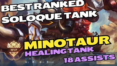 BEST SOLOQUE TANK TO ROAM MASSIVE CC HEALS DURABILITY LOW CD MINOTAUR