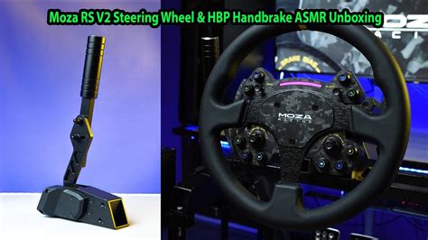 Moza Racing Rs V Steering Wheel Hbp Handbrake Asmr Unboxing