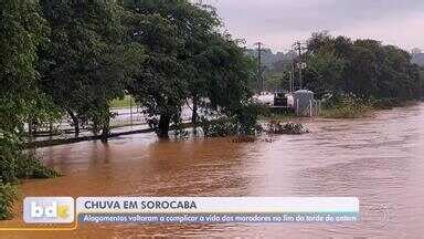 Bom Dia Cidade Sorocaba E Itapetininga Chuva Volta A Provocar