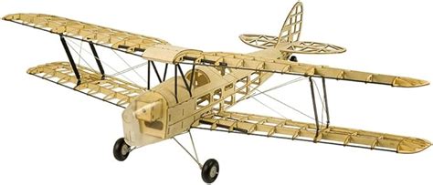 Viloga Kit D Avion En Bois De Balsa Mini Biplan Tiger Moth 99 1 Cm