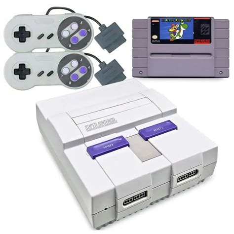 Super Nintendo Snes Original Console Super Mario World Retro Vgames