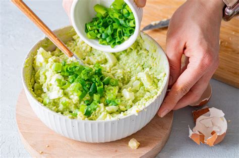 Avocado Eier Salat Leckerer Brotaufstrich