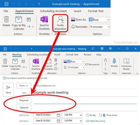 How To Create An Appointment Or Meeting In Microsoft Outlook