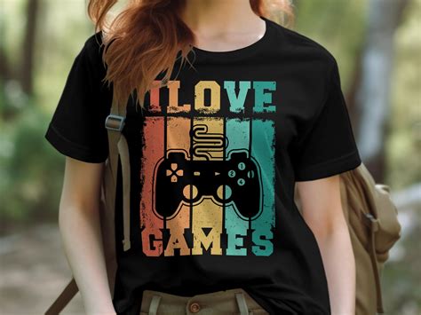 I Love Game Gaming T Shirt Design Graphic By Art Merch X · Creative