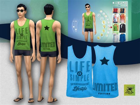 The Sims Resource Male Tank Top