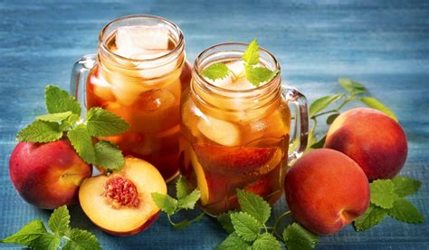 Холодный персиковый чай - Лайфхакер