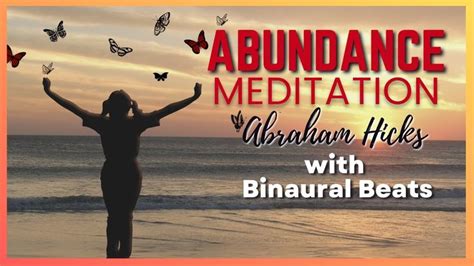 abundance meditation with binaural beats 🔥 Abraham Hicks 🔥 Money ...