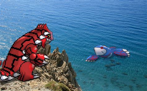 Groudon vs. Kyogre : pokemon