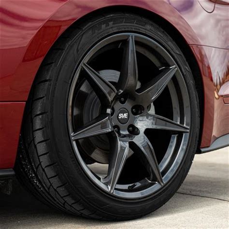 Sve Mustang Cfx Wheel Nitto Tire Kit X Gloss Graphite