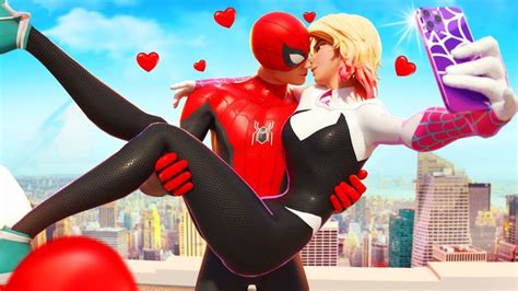 Spiderman Rettet Spidergwen 🕷💞 Sie Verlieben Sich Teil 2 Ein